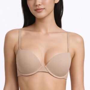 SKIMS Fits EVERYBODY Push up Bra Clay Tan 36C NWOT